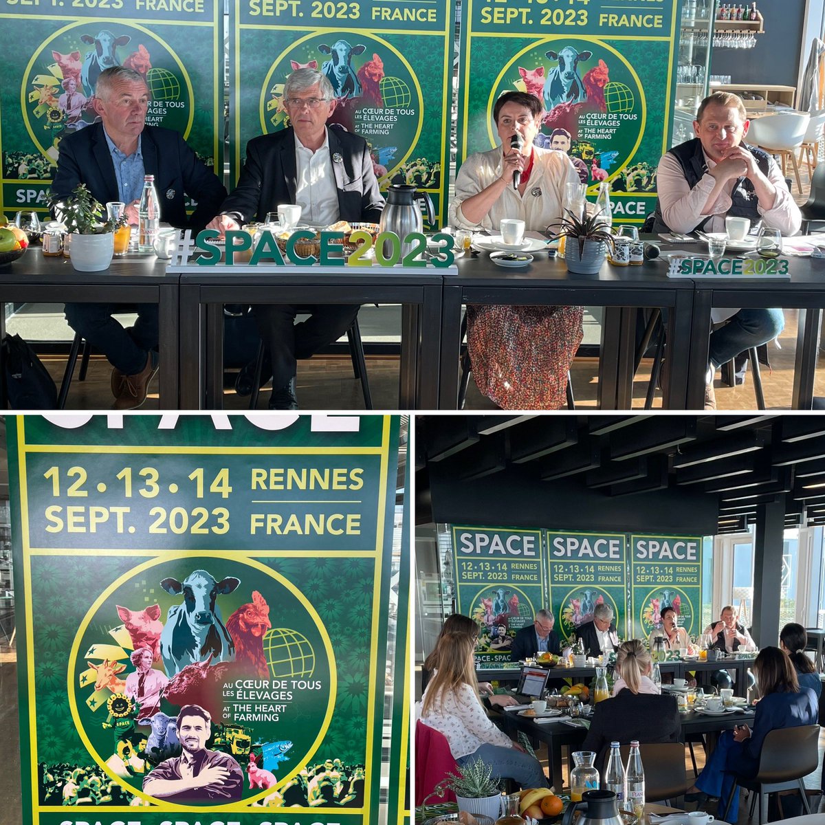 Stéphane Besnier (@besnier_tvr) on Twitter photo Présentation au <a href="/Ciel/">Ciel</a> #centreculinaire #Rennes de la 37eme édition du <a href="/SPACERennes/">SPACE</a> 12-14 septembre au <a href="/Rennesparcexpo/">Rennes parc expo</a> 3 grands thèmes 📍Énergie 📍jeunes 📍souveraineté alimentaire 1100 exposants 36 pays exposants et 100000 visiteurs venant de 120 pays <a href="/AMQuemener/">Anne Marie QUEMENER</a> <a href="/TVR35/">TVR La chaîne</a> Présentation au <a href="/Ciel/">Ciel</a> #centreculinaire #Rennes de la 37eme édition du <a href="/SPACERennes/">SPACE</a> 12-14 septembre au <a href="/Rennesparcexpo/">Rennes parc expo</a> 3 grands thèmes 📍Énergie 📍jeunes 📍souveraineté alimentaire 1100 exposants 36 pays exposants et 100000 visiteurs venant de 120 pays <a href="/AMQuemener/">Anne Marie QUEMENER</a> <a href="/TVR35/">TVR La chaîne</a>
