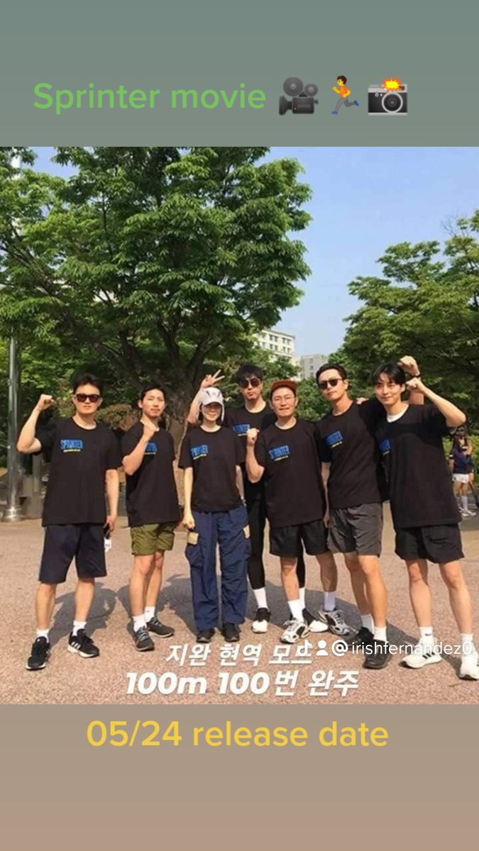 Sprinter movie 🎥📸🏃🥰🤗
Release date 5/24
 <a href="/cine21_editor/">씨네21 CINE21</a>
Fighting team sprinter cast🏃🏃

#sprintermovie #limjiho #gongminjueng