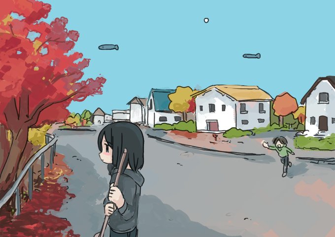 「1boy autumn」 illustration images(Latest)