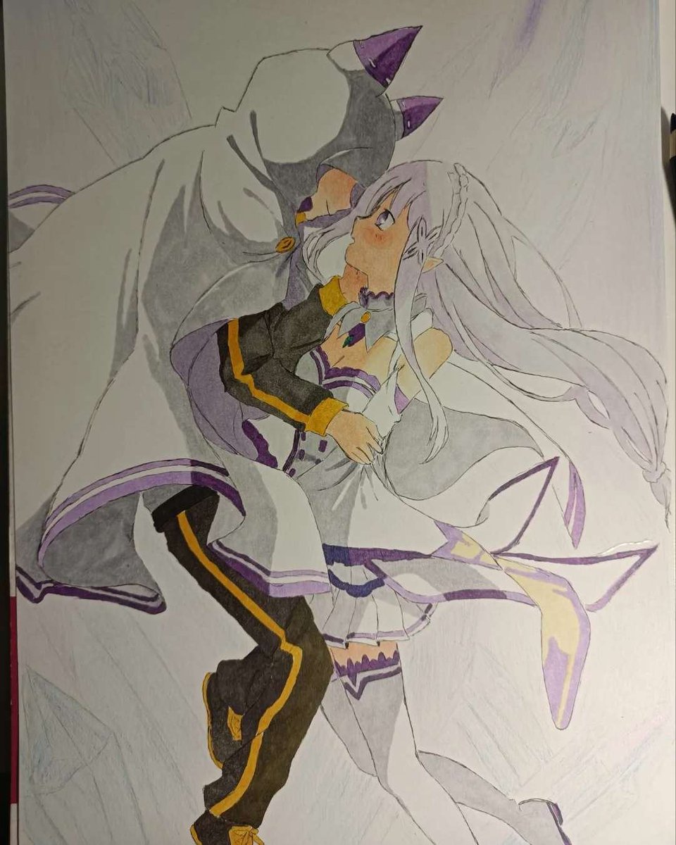 one of my best drawing. 
Character : emilia (>>>>)
Anime : rezero (>>>>)
#rezero #rezeroemilia #drawing