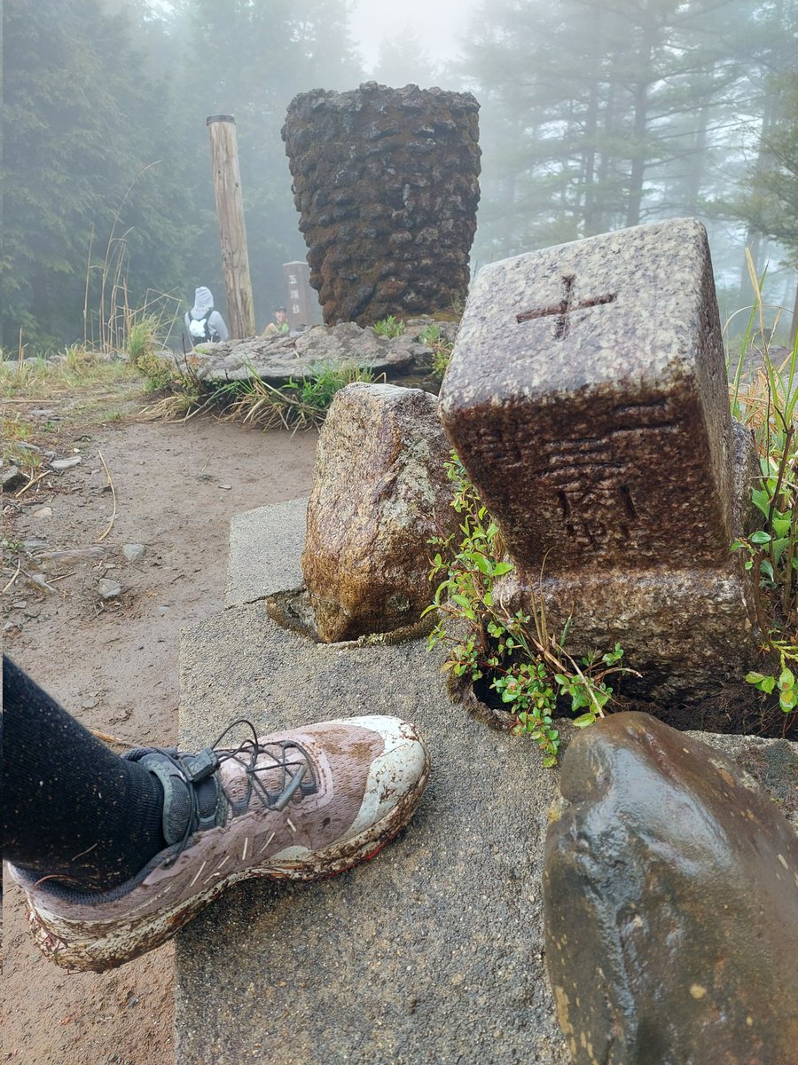 Saya3tuchi's tweet photo. #富士山麓ウィメンズトレイル
雨の中のトレイル大会は２回目
#OSJ新城トレイル
の反省をいかし雨のトレイルは��し慣れた気がします
#大人の泥んこ遊び
晴れたら富士山や富士五湖の一部がキレイに見えただろうな
楽しかった https://t.co/dZcqw85WQL