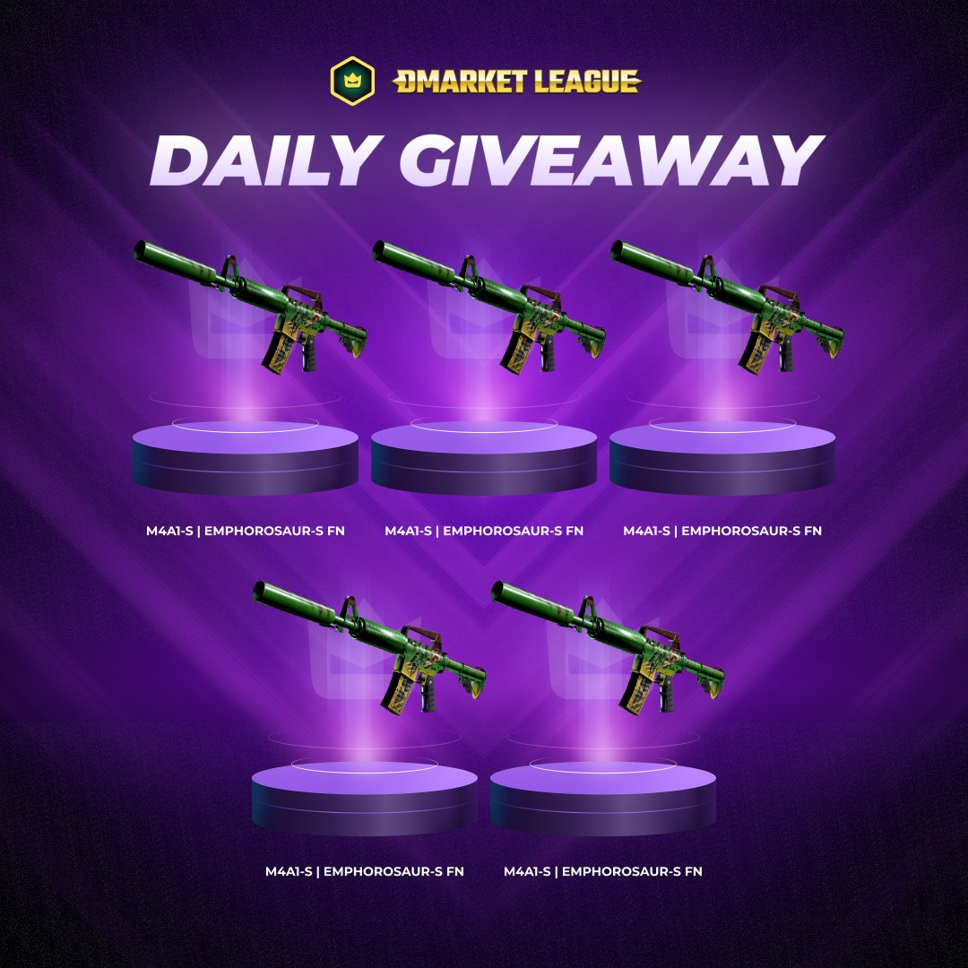 DMarket's tweet image. Catch 5 additional prizes of this week