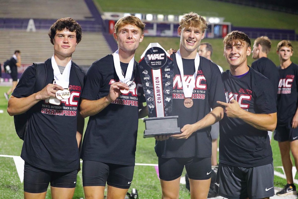 ConnerKittleson's tweet photo. Lucky to be a part of a winning GCU Mens T&amp;F program and take home the WAC Conference trophy. Here’s how I performed…

Prelims
100m - 1️⃣0️⃣.5️⃣0️⃣
200m - 2️⃣0️⃣.9️⃣6️⃣✅

Finals
4x1 - 1st🥇     3️⃣9️⃣.6️⃣9️⃣
100m - 3rd🥉1️⃣0️⃣.4️⃣3️⃣
200m - 8th     2️⃣1️⃣.2️⃣1️⃣ https://t.co/jA218HpqGG