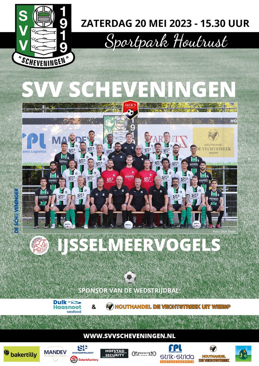 De laatste thuiscompetitiewedstrijd voor dit seizoen ...