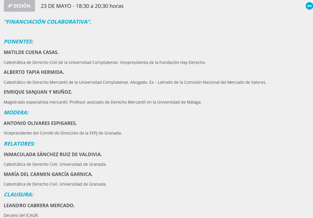 MCGarciaGarnica's tweet photo. (23/05, 18:30-20:30). Debate sobre la financiación colaborativa, presencial y online. Info e inscripción: https://t.co/sc8x9oDdaq 
@mcuenaca @EnriqueSanjuanM @icagrTwit @canalUGR https://t.co/x1dfMoEcGV