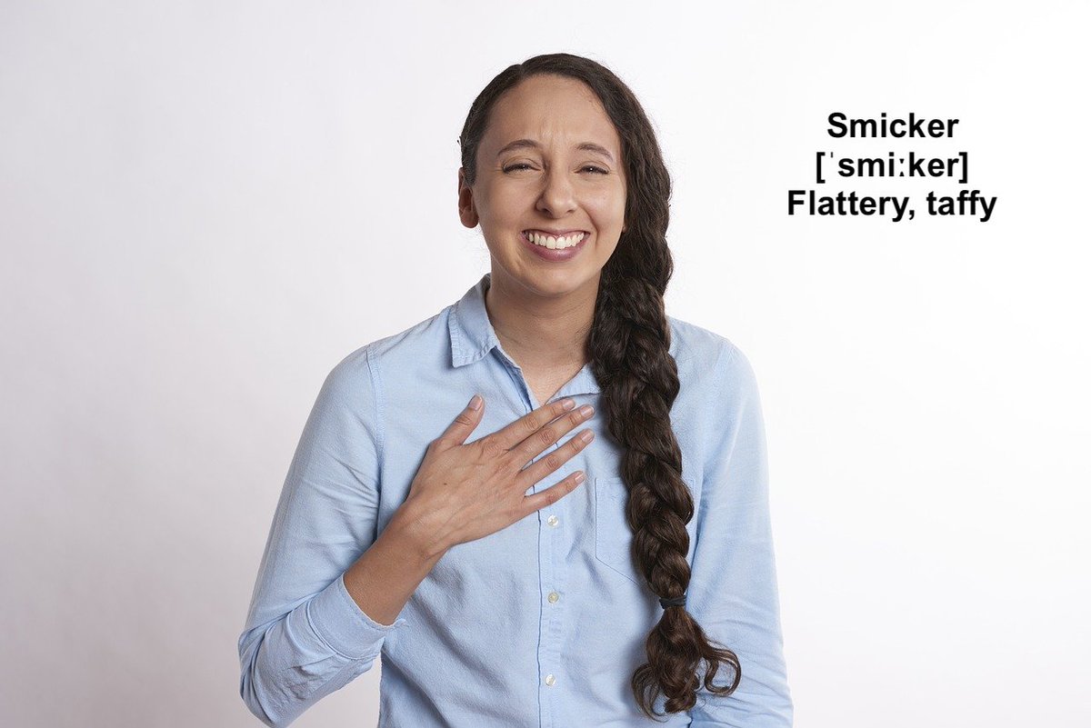 SpeakSwedish's tweet photo. #Swedish word of the day: #Smicker (flattered, taffy). If you feel flattered by someone, you can say "Jag känner mig smickrad".
#swedishwordoftheday #swod https://t.co/QpLdSDwuTT
