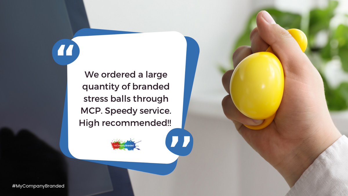 MyCompanySales's tweet image. Another happy customer 😄👌🏼👏🏻

#MyCompanyBranded #BrandedGiveaways #Branded #StressBalls