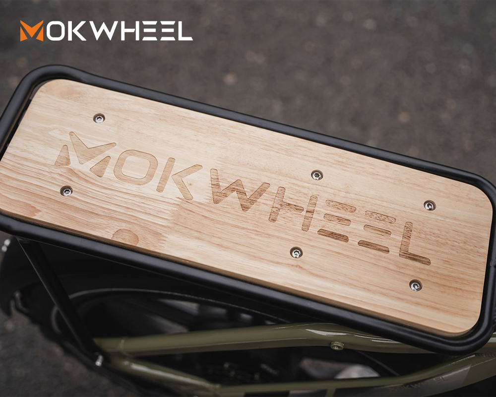 It is the ideal rear rack, both practical and beautiful. #cargobike #bikerack #ebike #Mokwheel