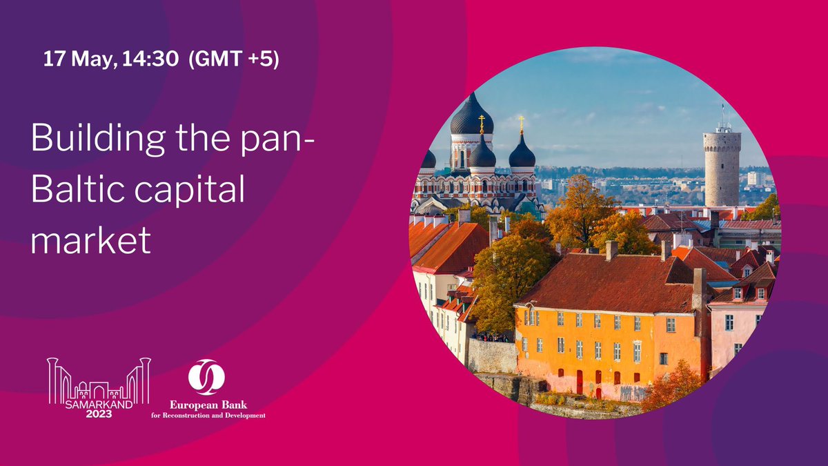 Elisabetta Falcetti (@bettafalcetti) on Twitter photo Looking forward to the #ebrdam in Samarkand! I’ll be moderating the panel Building the Pan-Baltic Capital Market w/<a href="/MKuzminskas/">Mindaugas Kuzminskas</a>, Andres Kuningas, Janis Kulikovskis,Roberts Idelsons and our <a href="/KairysT/">Tomas Kairys</a> on 17 May. Follow us live! 👇<a href="/EBRD/">The EBRD</a>
lnkd.in/ePbdDmxf
lnkd.in/eSSnPK7p Looking forward to the #ebrdam in Samarkand! I’ll be moderating the panel Building the Pan-Baltic Capital Market w/<a href="/MKuzminskas/">Mindaugas Kuzminskas</a>, Andres Kuningas, Janis Kulikovskis,Roberts Idelsons and our <a href="/KairysT/">Tomas Kairys</a> on 17 May. Follow us live! 👇<a href="/EBRD/">The EBRD</a>
lnkd.in/ePbdDmxf
lnkd.in/eSSnPK7p