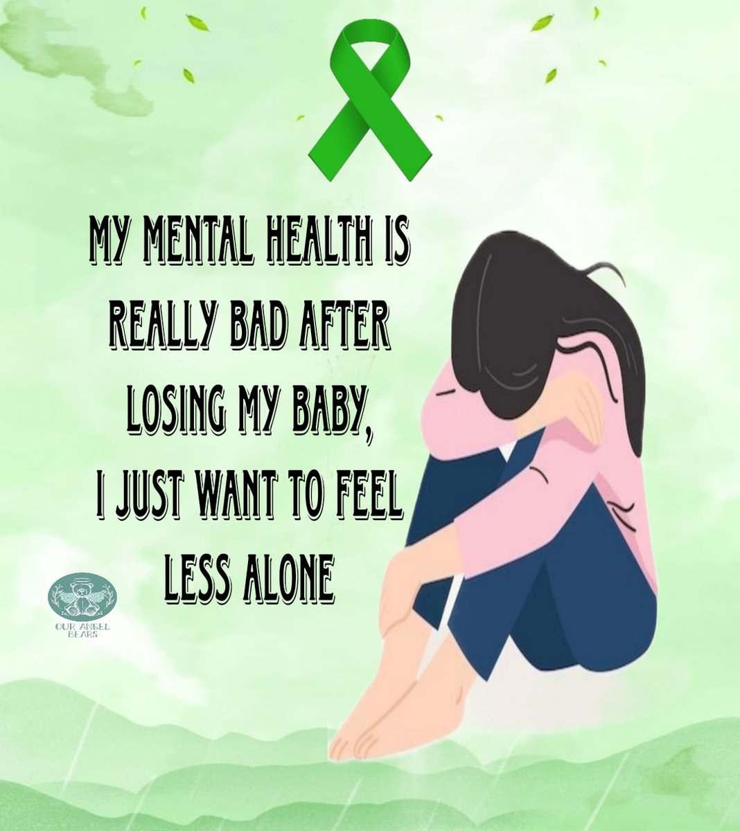 #MentalHealthAwarenessWeek #WearItGreen #MentalHealthMatters #BabylossAwareness #YouAreNotAlone #ItsOkayNotToBeOkay 💚💖💙