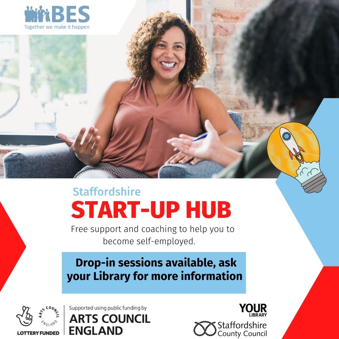 Staffordshire Libraries (@staffslibraries) on Twitter photo Find out about self-employment at #CodsallLibrary at a <a href="/beslimited/">BES Ltd</a> Drop-in
Thursday 22 June 10:30am-12:30. No appointment is necessary & self-employment coaches will be on hand to provide one-to-one advice & guidance. <a href="/south_staffs/">South Staffordshire Council</a> @staffschambers <a href="/BusinessStaffs/">Staffordshire Business School</a>
<a href="/PertonResidents/">Perton Residents News</a> Find out about self-employment at #CodsallLibrary at a <a href="/beslimited/">BES Ltd</a> Drop-in
Thursday 22 June 10:30am-12:30. No appointment is necessary & self-employment coaches will be on hand to provide one-to-one advice & guidance. <a href="/south_staffs/">South Staffordshire Council</a> @staffschambers <a href="/BusinessStaffs/">Staffordshire Business School</a>
<a href="/PertonResidents/">Perton Residents News</a>