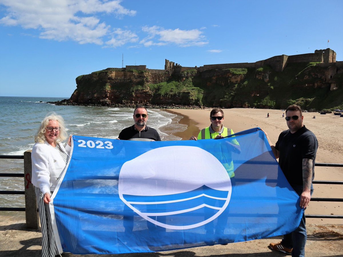 King Edwards Bay, Tynemouth Longsands, and Whitley Bay have again been recognised among the finest beach destinations in the country. 🟦🟦🟦 All three have retained their prestigious Blue Flags and Seaside Awards for 2023. Full story: tinyurl.com/BlueFlags23