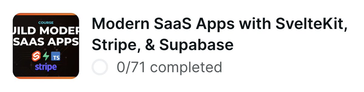 Excited to work through <a href="/huntabyte/">Hunter Johnston</a>'s first official course! Gladly purchased the course as this guy has been invaluable with getting comfortable with <a href="/sveltejs/">Svelte</a>. Let's go!