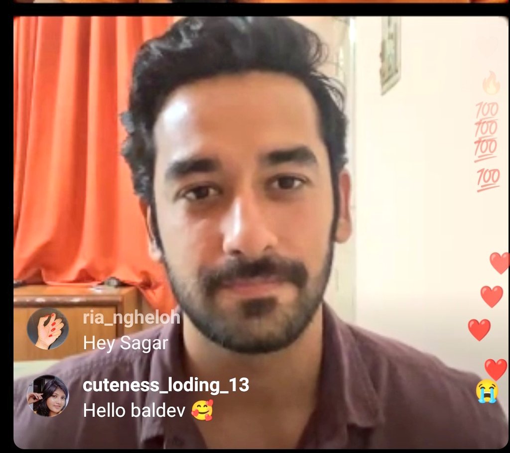 Ridzupie's tweet image. Cutu came live 🥺❤️

#VishalVashishtha