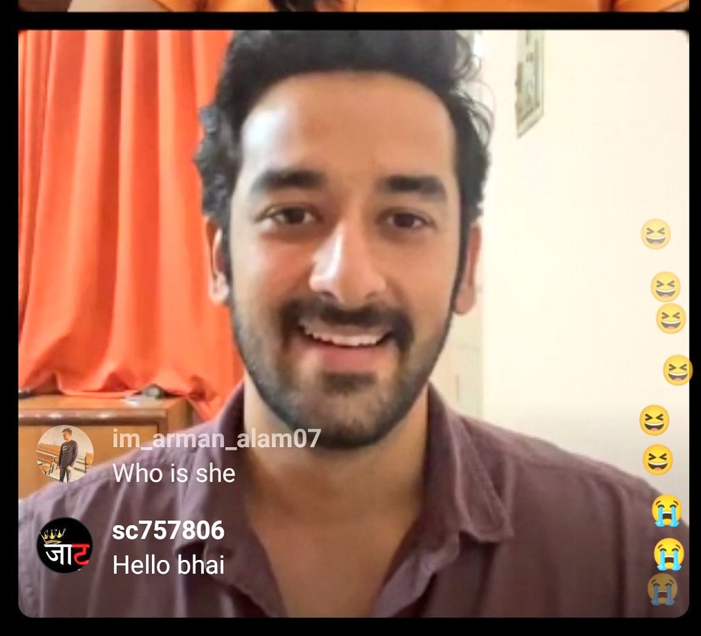 Ridzupie's tweet image. Cutu came live 🥺❤️

#VishalVashishtha