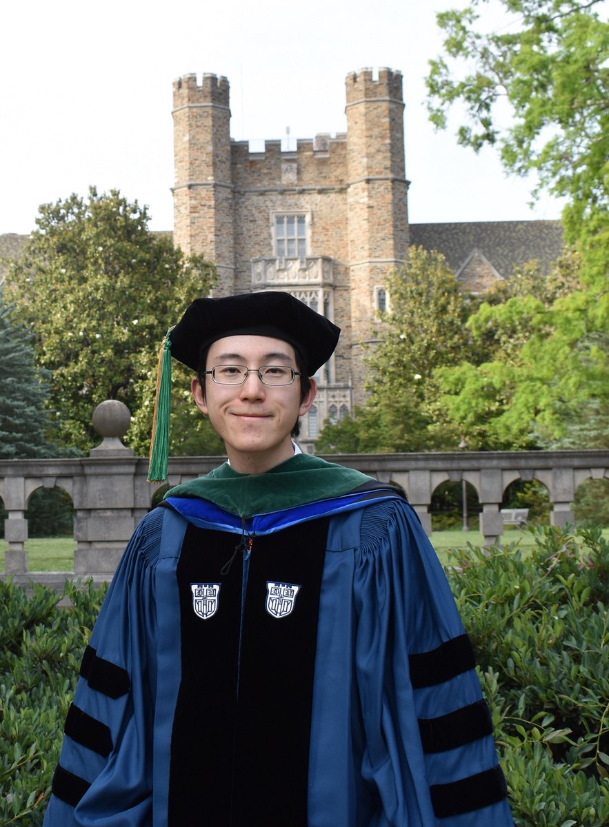 Congratulations to Felix Jin for completing his MD/PhD (advisor: @mark_mtber ) in @DukeMSTP !! Felix will be continuing his GME in @DukeRadiology .