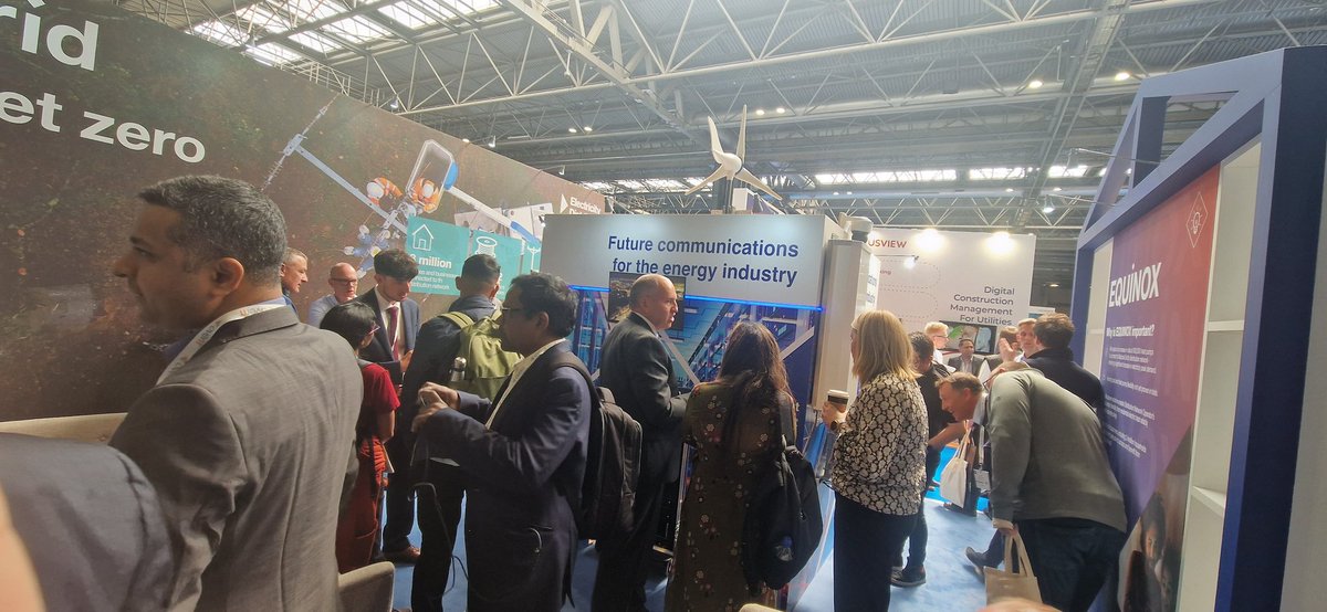 gridtelecoms's tweet photo. Future Communications for the Energy Industry in full swing @UtilityWeekLive stand D24 with @gridcustomersuk and @nationalgrid. Come along and see the #LTE network in action https://t.co/RzpWu4yOBR