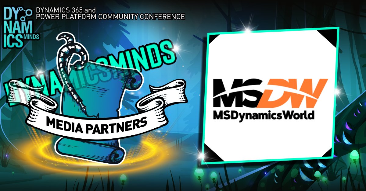 Presenting @msdynamicsworld, #DynamicsMinds Media Partners.⭐️
 
THANK YOU @msdynamicsworld, for supporting #DynamicsMinds. 
 
#msdyn365fo #msdyn365bc #msdyn365ce #powerplatform #bizapps #D365 #Dynamics365