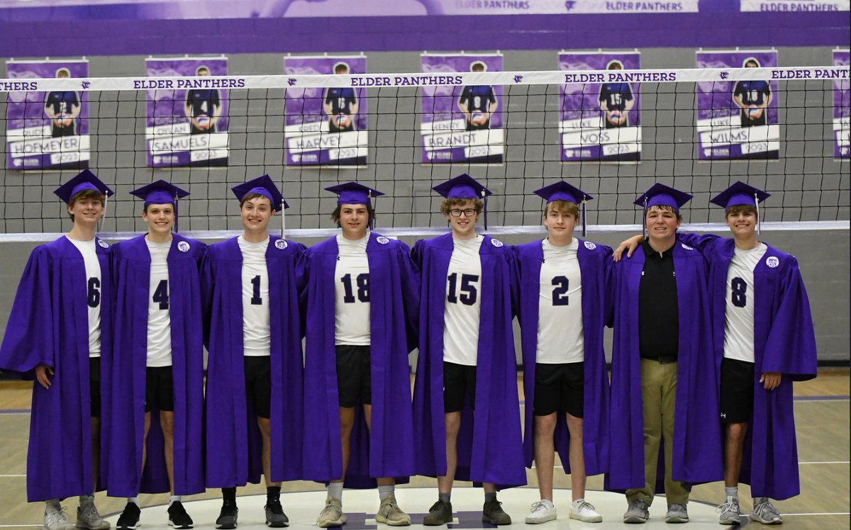 Elder Volleyball on Twitter "Tonight is Graduation for our 8 seniors