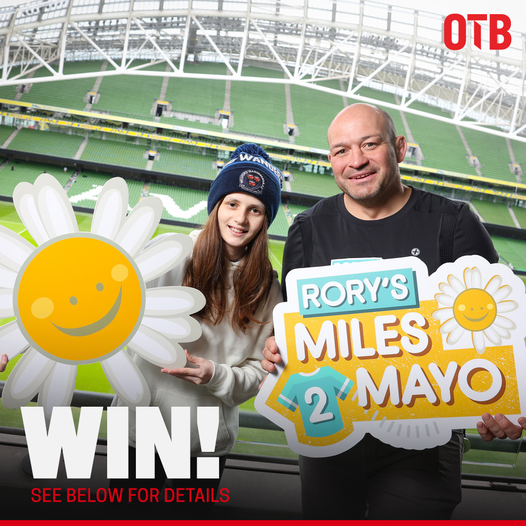 𝗖𝗢𝗠𝗣𝗘𝗧𝗜𝗧𝗜𝗢𝗡 Rory Best is walking 300km from Dublin to Mayo to raise money for Cancer Fund for Children | 🚶🏻‍♂️ Like & share this post for a chance to walk 5km with Best & get an overnight stay at @TheLodgeAshford w/ 3 course meal Donate 👉🏻 RorysMiles2Mayo.com