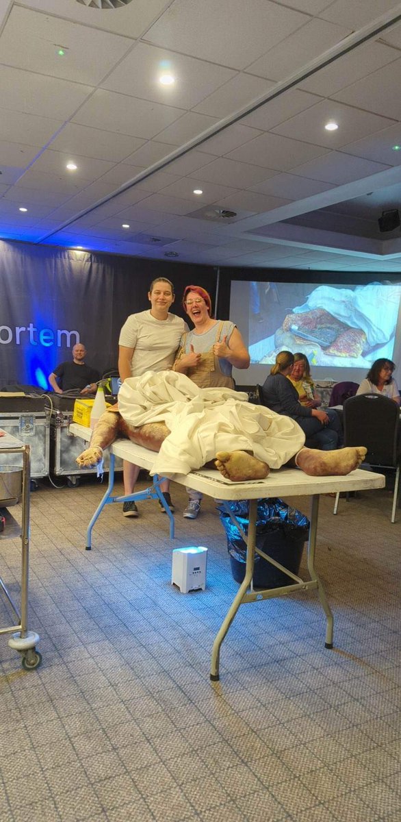 Had an amazing CPD at @postmortemlive with colleagues from Aberystwyth St John Ambulance Cymru. It was fascinating to experience the process of a post mortem and to learn more about human anatomy