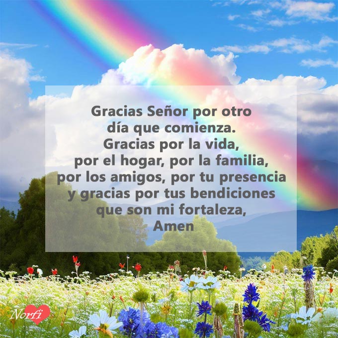 ✝Gracias Señor por otro día que comienza. Gracias por la vida, por el hogar, por la familia, por los amigos, por tu presencia y gracias por tus bendiciones que son mi fortaleza, Amen
norfipc.com/mensajes-crist…
#oraciones #oracionescristianas