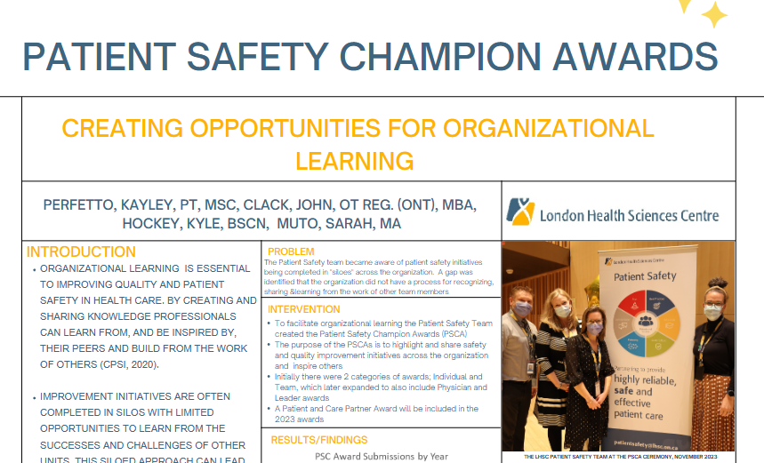 Excited to have a poster at the International Forum for Quality and Safety in Healthcare in Copenhagen! #Quality2023