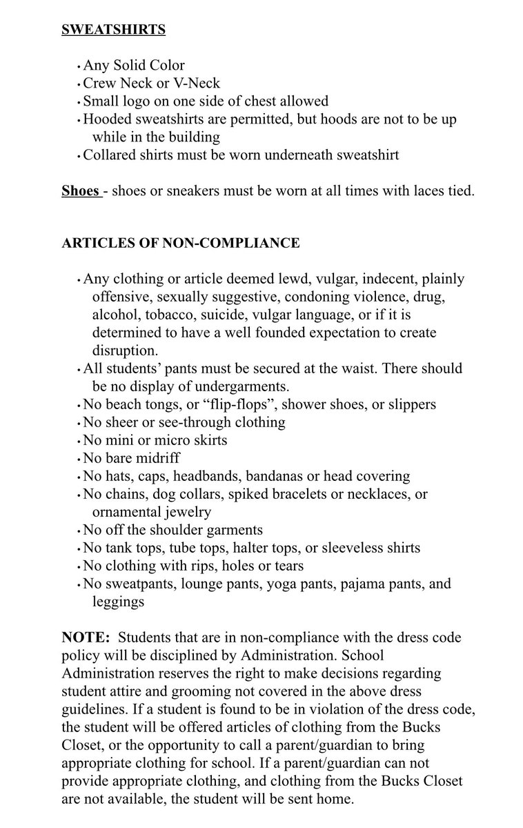 Proposed Jr/Sr High School Dress Code and Cell Phone/Electronic Device Policies for the 2023-2024 School Year