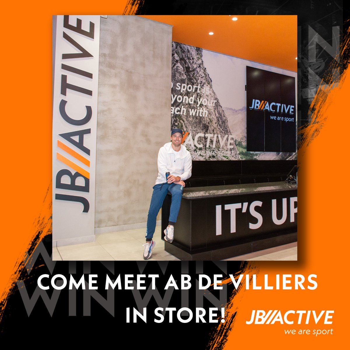 🚨 ANNOUNCEMENT 🚨
Our competition with <a href="/ABdeVilliers17/">AB de Villiers</a>  has been extended! Spend R500 or more by 23 June and be entered into the draw to spend time with him in store at <a href="/FourwaysMall/">Fourways Mall</a> 🤩 Winner will be announced in store at 10:00 on Sat 24 June - see you there! T's &amp; C's apply