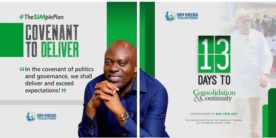 clement_braide's tweet image. #TheSIMplePlan  

Power comes from God, this is to God's glory, because He divinely CHOSE and ORDERED the steps of Sir Siminalayi Fubara to the seat of government.

He will treat all fairly, promote equal opportunities for all.

#SimMediaVolunteers 
#SMV