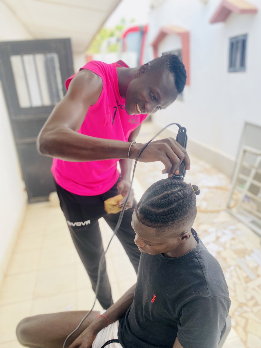 RealDeBanjulFC's tweet photo. Behind the scenes matchday prep at Kerr Real πβ¨π.
#RDB #MatchDay #Camp #KerrReal #CityBoys https://t.co/oXQu2vwzoZ