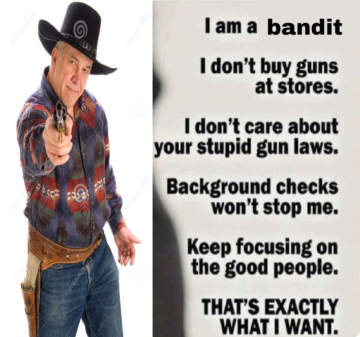 Outlaw_Posting on Twitter "I'd put away that six shooter if I were yo