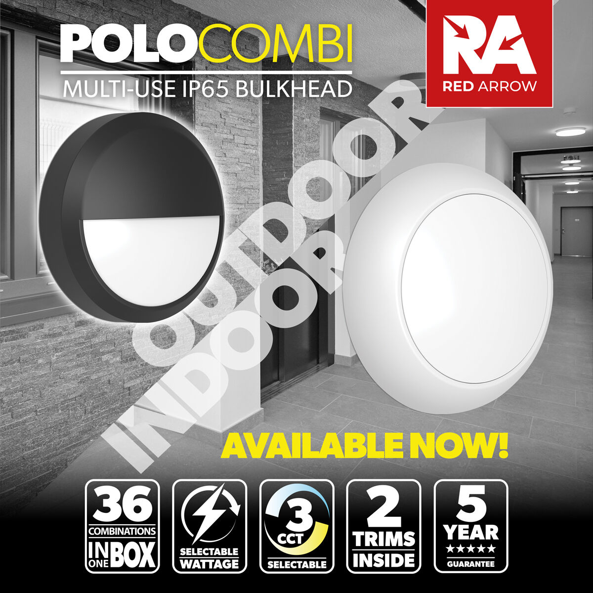 RedArrowElec's tweet photo. 36 combinations in a single box!

Our Polo Combi Multi-Use LED Bulkhead is the perfect solution for virtually any application.

Every product features multi-wattage and multi-cct selection for versatility. 

Call us today on 0114 279 8999 to order!

#LEDLighting #LEDBulkhead https://t.co/ZJfCvo2Xbm