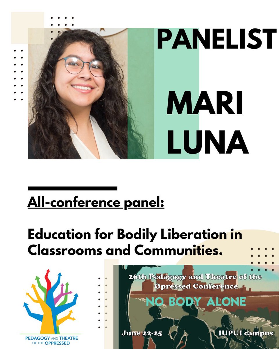 PTOtweets's tweet photo. Did you register to join us yet? Click here/
¿Se ha inscrito ya? Haga clic aquí/ Já se inscreveu para participar conosco? Clique aqui: https://t.co/dmSzZ3EAIU

#PTO2023 #Freire #Boal #TeatrodelOprimido #TeatrodoOprimido #TheateroftheOppressed #Indianapolis https://t.co/6BVbyK2GcO