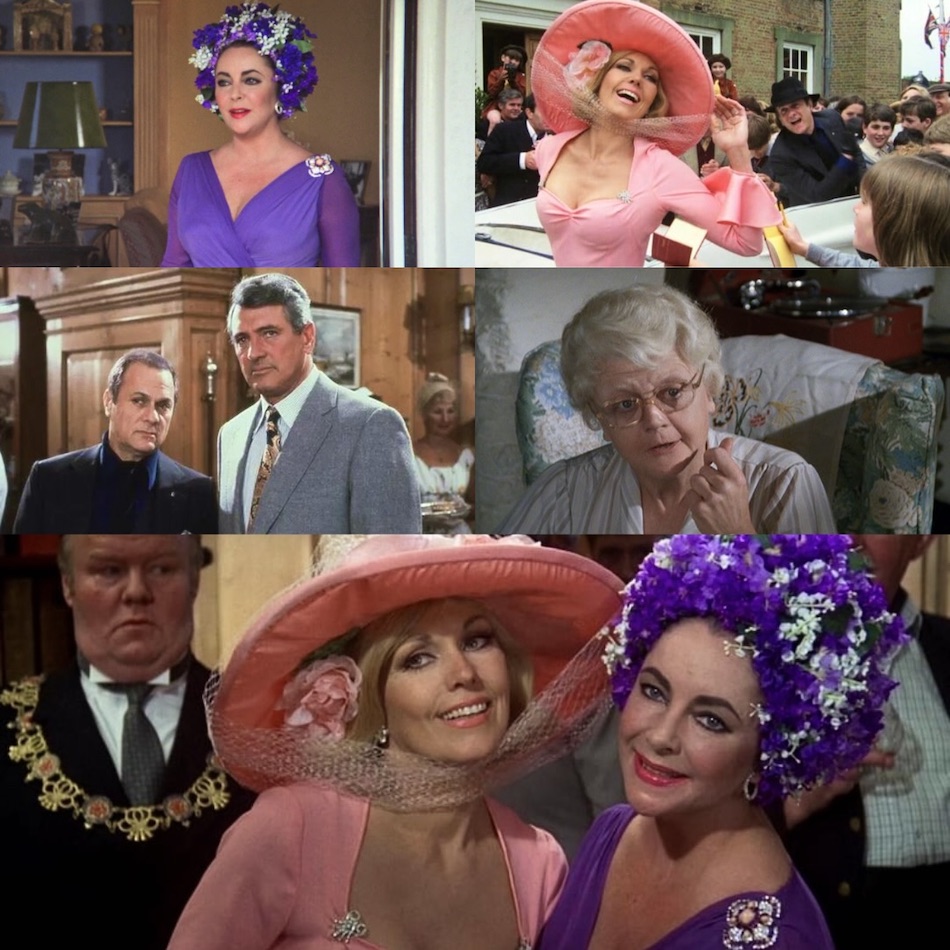 The Mirror Crack'd (1980) Directed by Guy Hamilton 
Based on Agatha Christie's Miss Marple novel, 
The Mirror Crack'd from Side to Side (1962)