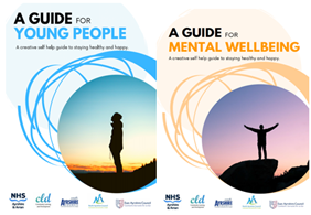 PublicHealthAAA's tweet photo. We should all look after our #mentalhealth every day in the same way we look after our physical health. Check out our creative self help guides to staying healthy and happy

A GUIDE FOR MENTAL WELLBEING 

A GUIDE FOR YOUNG PEOPLE  

#MentalHealthAwarenessWeek
@NHSaaa https://t.co/IgWG6aKE3E