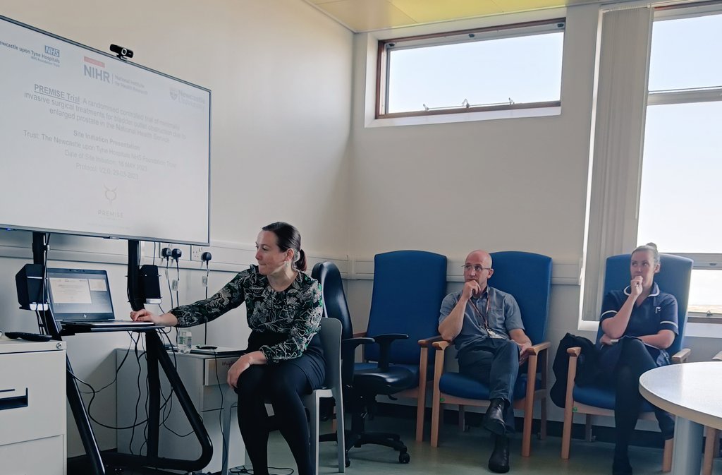 Angus Luk (@drangusluk) on Twitter photo First site initiation visit for the <a href="/PremiseTrial/">PREMISE trial UK</a> in <a href="/NewcastleUrolo1/">Newcastle Urology</a>, making a headstart to the much needed RCT on the plethora of MISTs for BOO options out there
<a href="/NewcastleHosps/">Newcastle Hospitals</a> <a href="/page_toby/">Tobias page</a> <a href="/CampbellTait/">Campbell Tait</a> <a href="/mbkshaw/">Matthew Shaw</a> <a href="/rajan_vpillay/">Rajan Veeratterapillay</a> <a href="/UniofNewcastle/">Newcastle University</a> <a href="/BAUSendourology/">BAUS Endourology</a> <a href="/so_uro/">UroSoMe</a> First site initiation visit for the <a href="/PremiseTrial/">PREMISE trial UK</a> in <a href="/NewcastleUrolo1/">Newcastle Urology</a>, making a headstart to the much needed RCT on the plethora of MISTs for BOO options out there
<a href="/NewcastleHosps/">Newcastle Hospitals</a> <a href="/page_toby/">Tobias page</a> <a href="/CampbellTait/">Campbell Tait</a> <a href="/mbkshaw/">Matthew Shaw</a> <a href="/rajan_vpillay/">Rajan Veeratterapillay</a> <a href="/UniofNewcastle/">Newcastle University</a> <a href="/BAUSendourology/">BAUS Endourology</a> <a href="/so_uro/">UroSoMe</a>