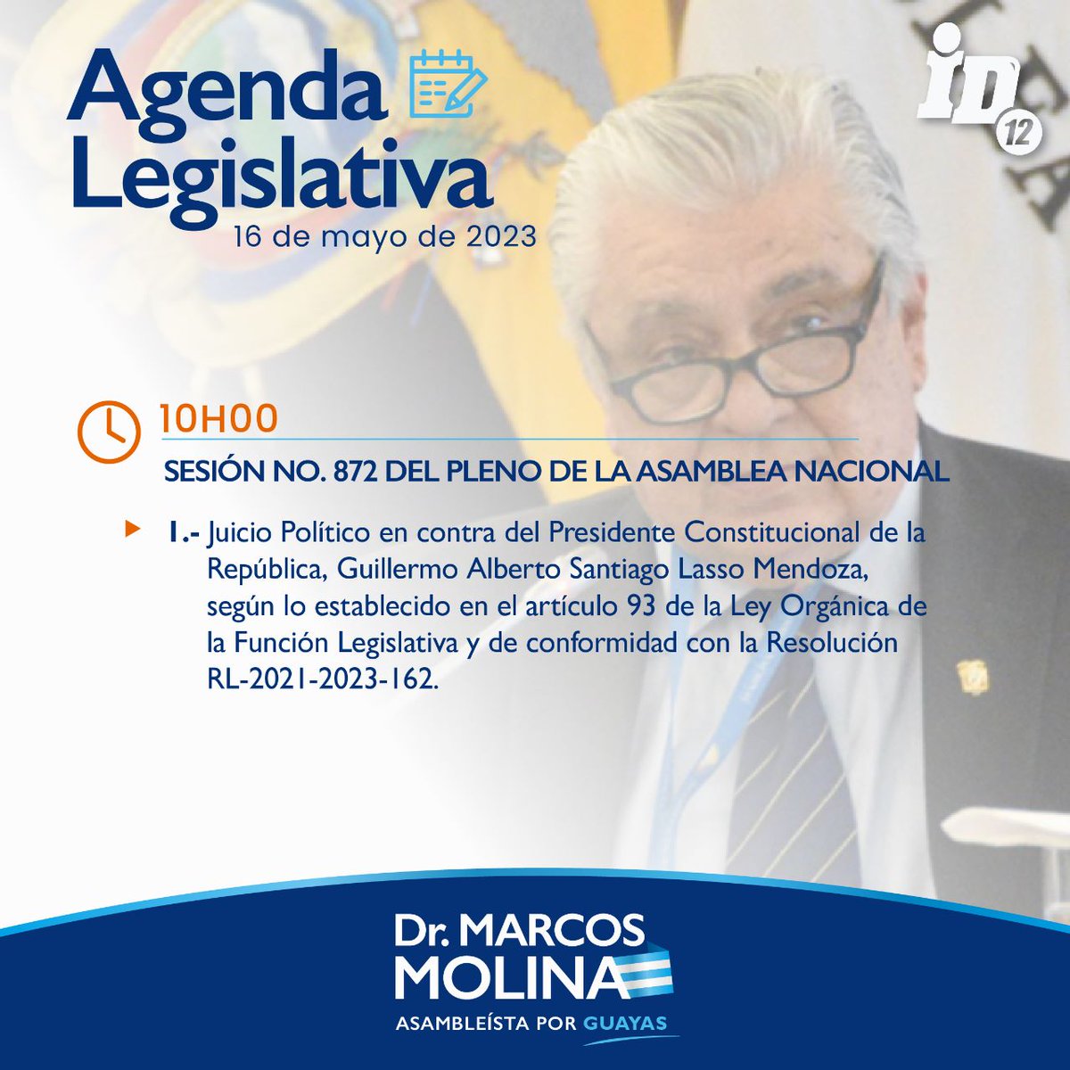 📌 Compañeros esta es nuestra Agenda Legislativa para el día de hoy en el Pleno de la Asamblea Nacional.