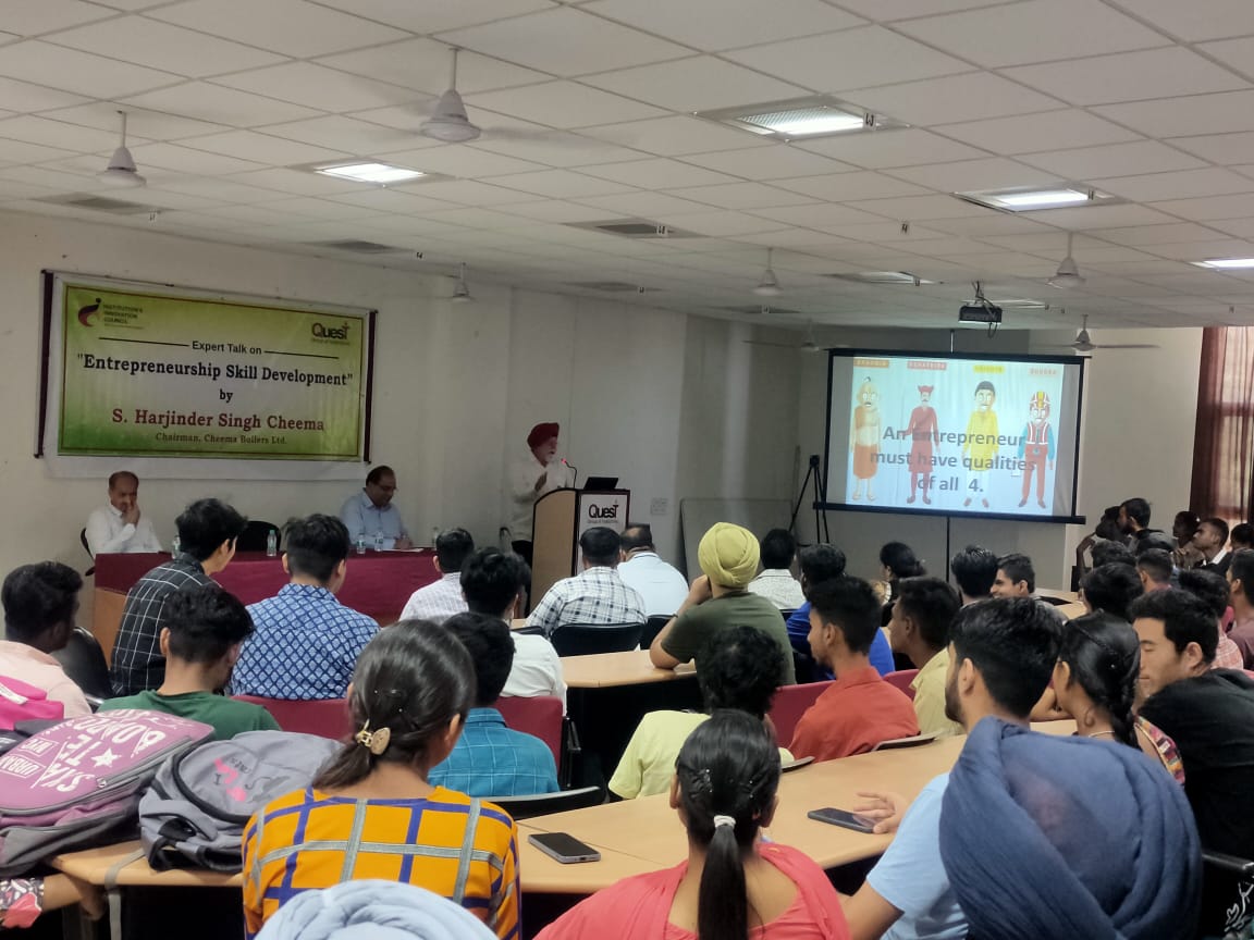 QuestMohali's tweet photo. From the mindset of contribution and innovation to the essential skills of critical thinking, risk-taking, and leadership, students gained valuable knowledge to fuel their entrepreneurial journey.
#EntrepreneurialPotential
#QuestGroup
#EnlighteningSession
#CheemaBoilersLtd https://t.co/AOt8mlh2E1