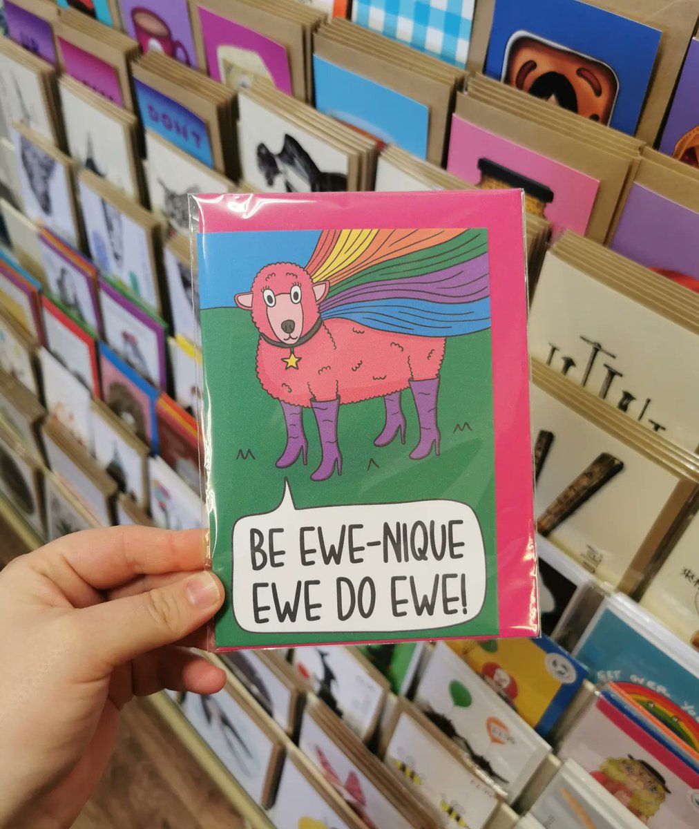 Ewe do Ewe! 😍😍😍

When we say we stock the best cards we are not lying!

We LOVE this beautiful and fun card from @teepeecreations 🧡

Open today until 6pm 🙌

P.s We are also unboxing some new stock today so keep your eyes peeled on our stories x

#2ndfloorchester #chester