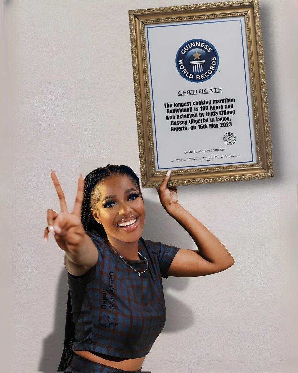 Mexkkyigwe's tweet photo. She has broken world records and not with her body. Meanwhile you can never see fair women in this type of competition, they are busy going after people's husband's. https://t.co/0L2VTc6f8w