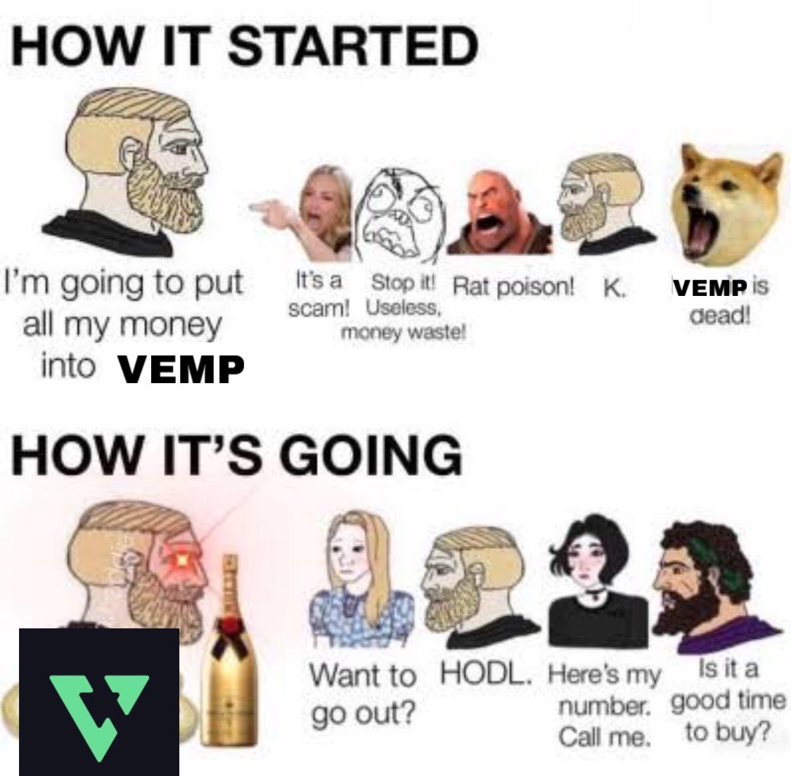Hodl $VEMP to make your future shine brighter🎉🚀