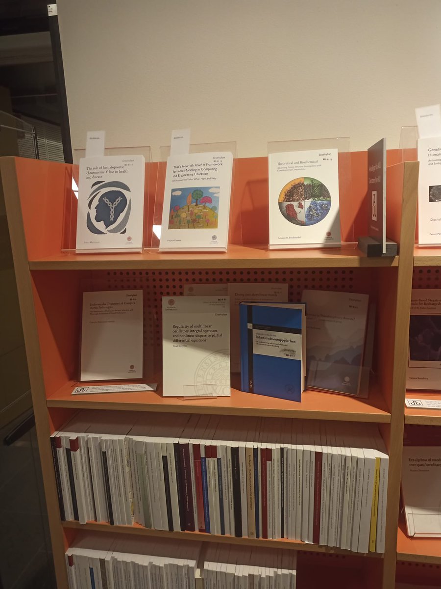 “Unboxing” the printed copies and seeing one displayed at the university library is definitely quite the experience!! 😊😊😊 This is getting real 🤯

The thesis is available online at urn.kb.se/resolve?urn=ur…