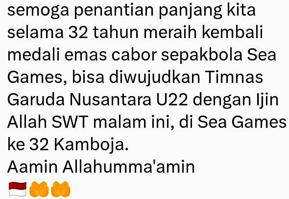 must_tons's tweet image. Bismillah.
#TimnasDay
#KitaGaruda
#MeraihImpian