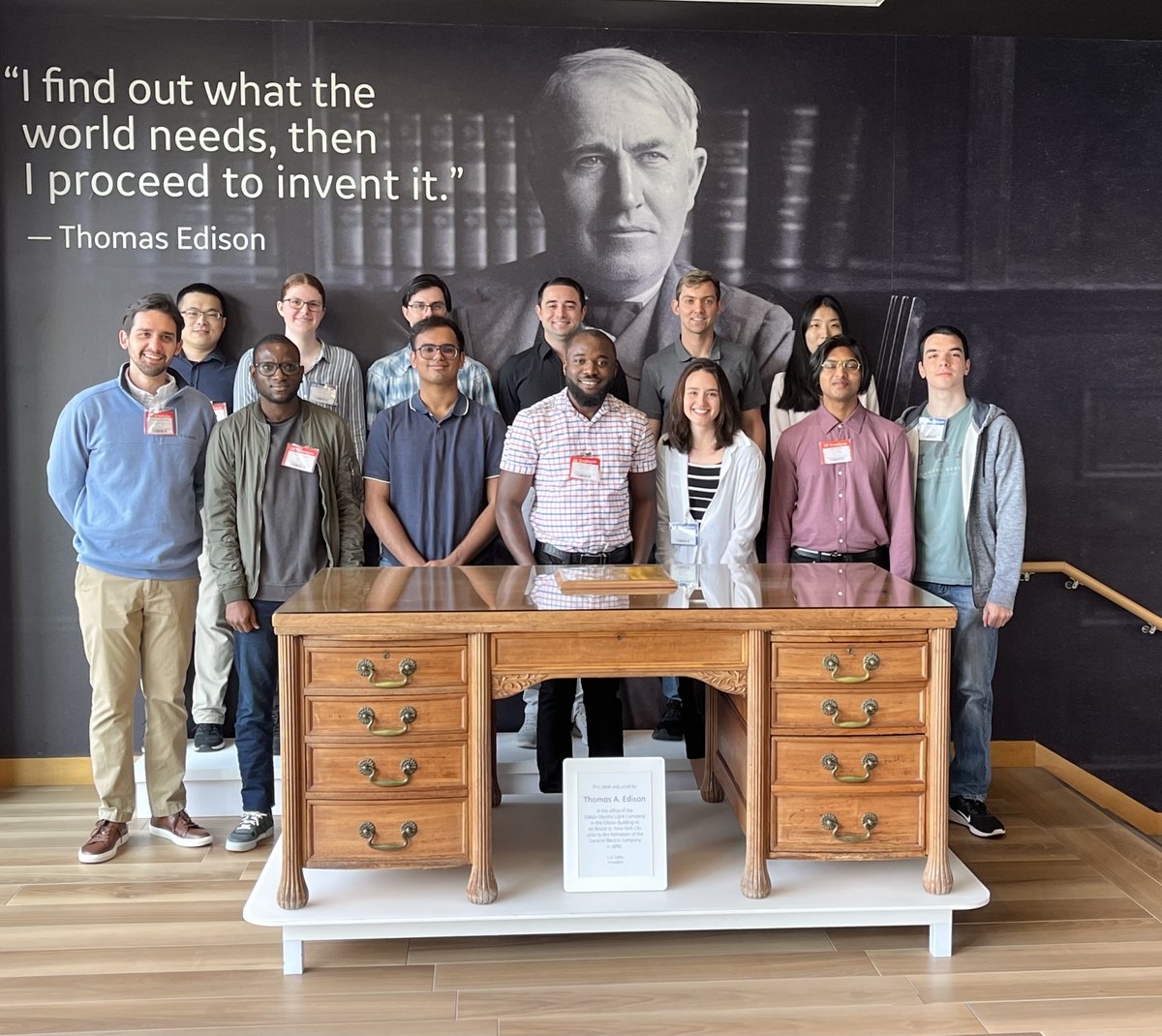 Advancing flight for future generations✈️ &amp; experiencing the next era of the energy transition ⚡. Our <a href="/GEResearch/">GE Research</a> 2023 summer interns are helping us advance the #futureofflight and the #energytransition. This summer we welcome 65+ grad students to our program! #Internship