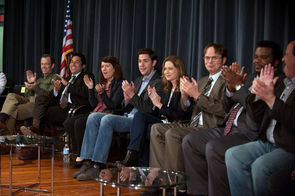 allocine's tweet photo. 🗓️ Il y a 10 ans, la série "The Office" diffusait son dernier épisode ! https://t.co/33ObY9Fg9p
