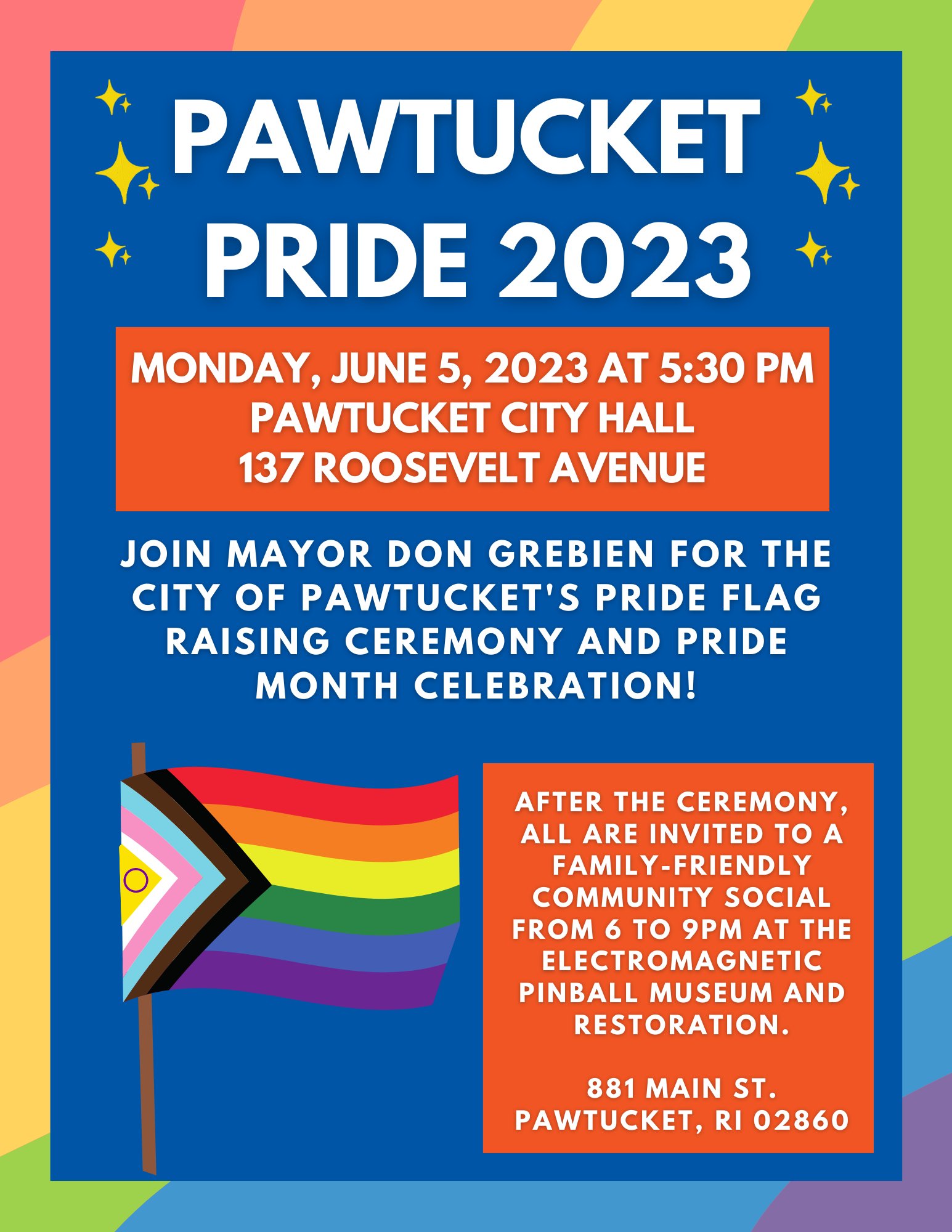 City of Pawtucket RI on Twitter "SAVE THE DATE! 🏳️‍🌈City of Pawtucket