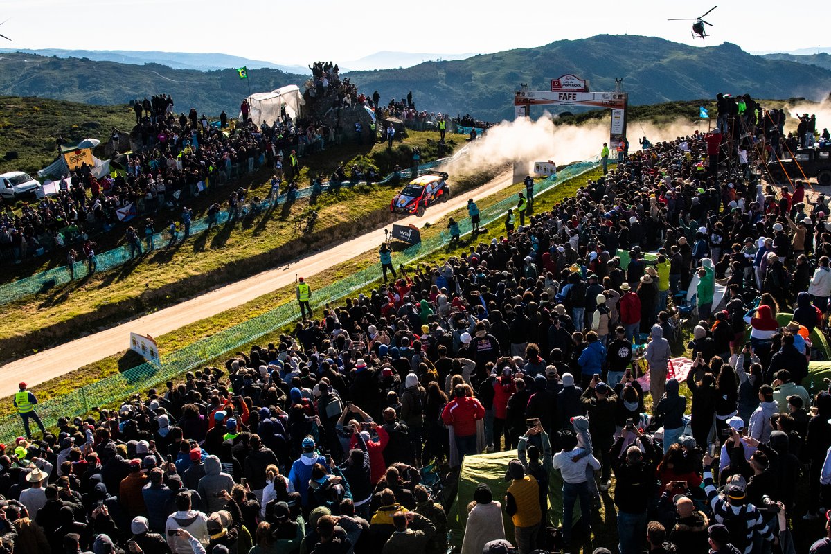 OfficialWRC's tweet photo. The magic of Fafe 🇵🇹🤩 https://t.co/7Kz6uN4xPV