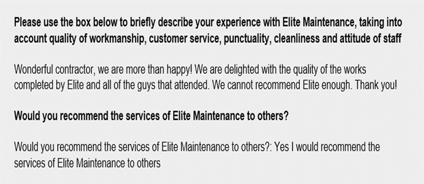 Elite_Repair's tweet photo. Absolutely Fantastic Feedback! https://t.co/ecAVQhefID