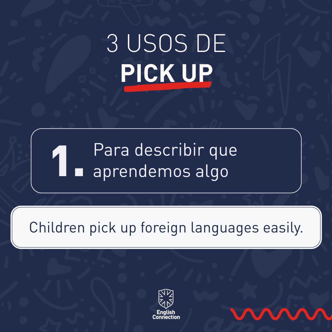 AcademiasEC's tweet image. ‼️ Pick up es un #phrasalverb que tiene múltiples significados y formas de utilizarse. Os dejamos sus 3 usos principales para que los podáis usar correctamente 😉

#inglés #puckup #aprender #felizmartes